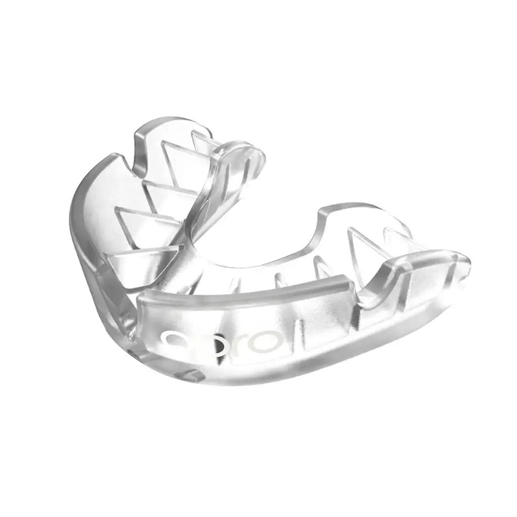 Mouthguard OPRO Silver Adult – Clear/Clear