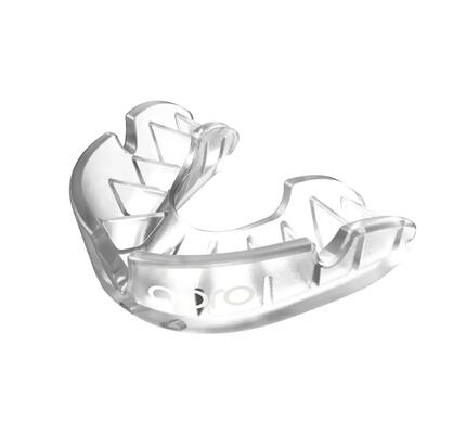 Protège dents Opro Silver Blanc et noir pour adulte