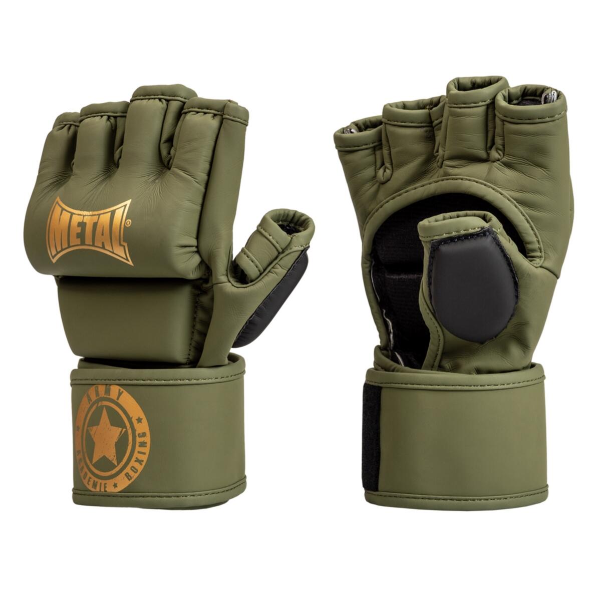 Metal Boxe - Gant Mma Military Tl - Mitaines De Combat - Vert - 42 M/l - Decathlon