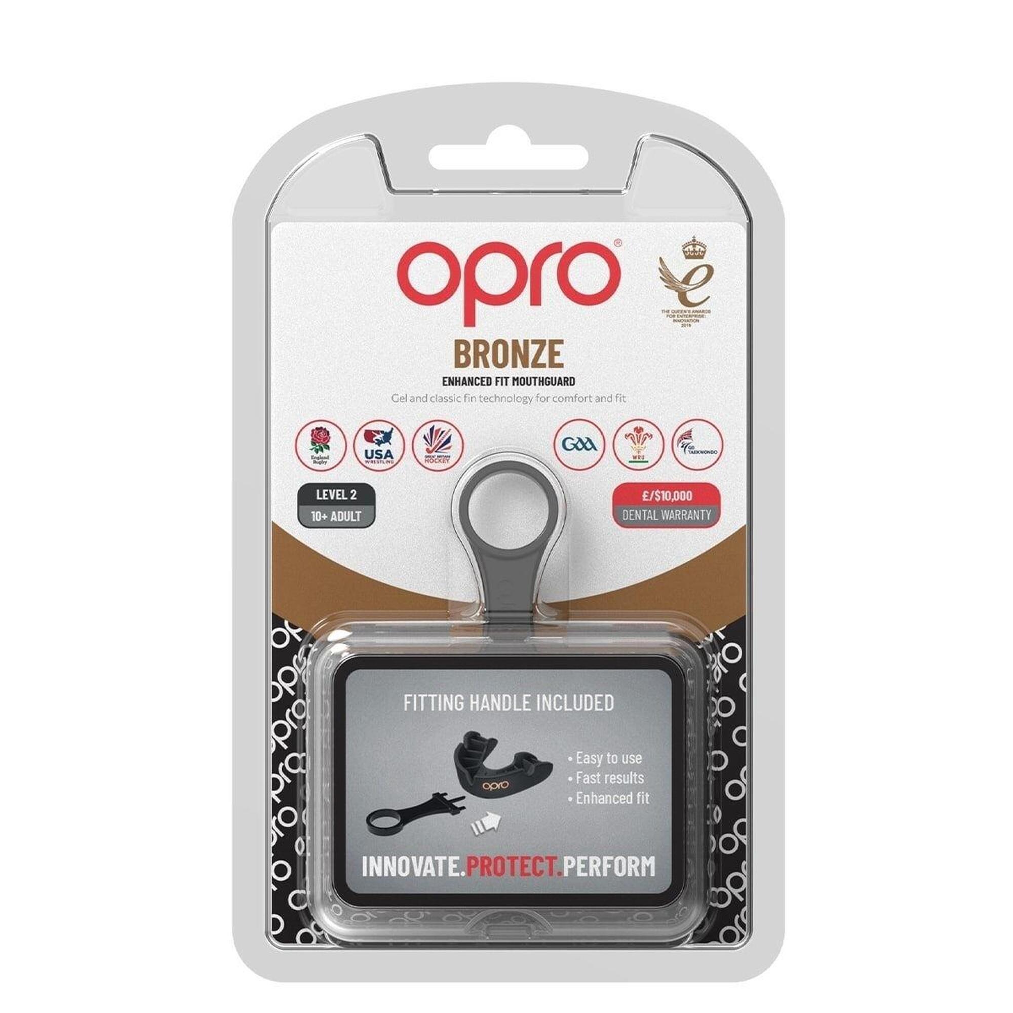 OPRO Self-Fit Bronze Adult Mouthguard