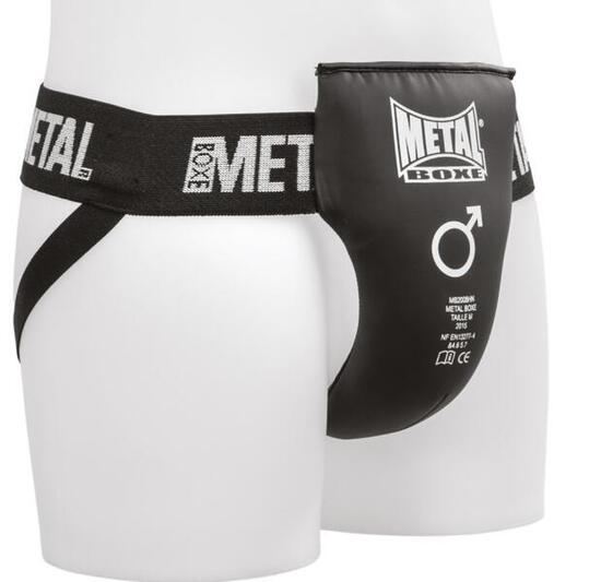 Metal Boxe Tiefschutz Homme Semi-Pro Noir M