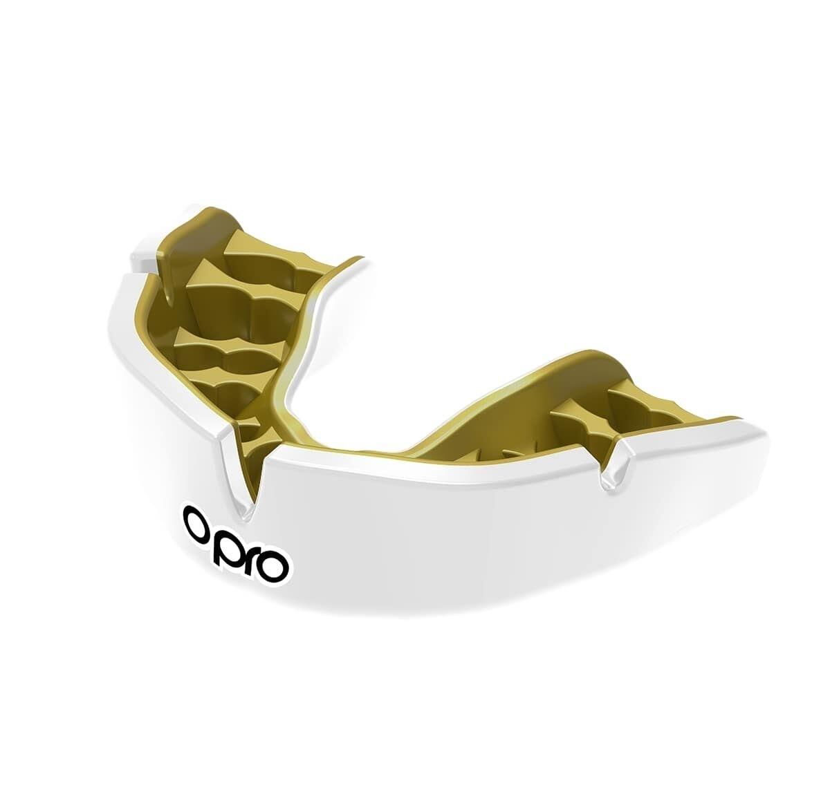 OPRO Opro Gebitsbeschermer Instant Custom-Fit V2 Wit/Goud Junior