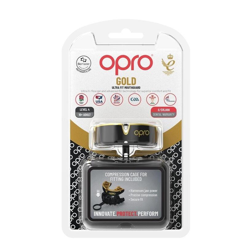 Mundschutz OPRO Self-Fit Gold Erwachsene