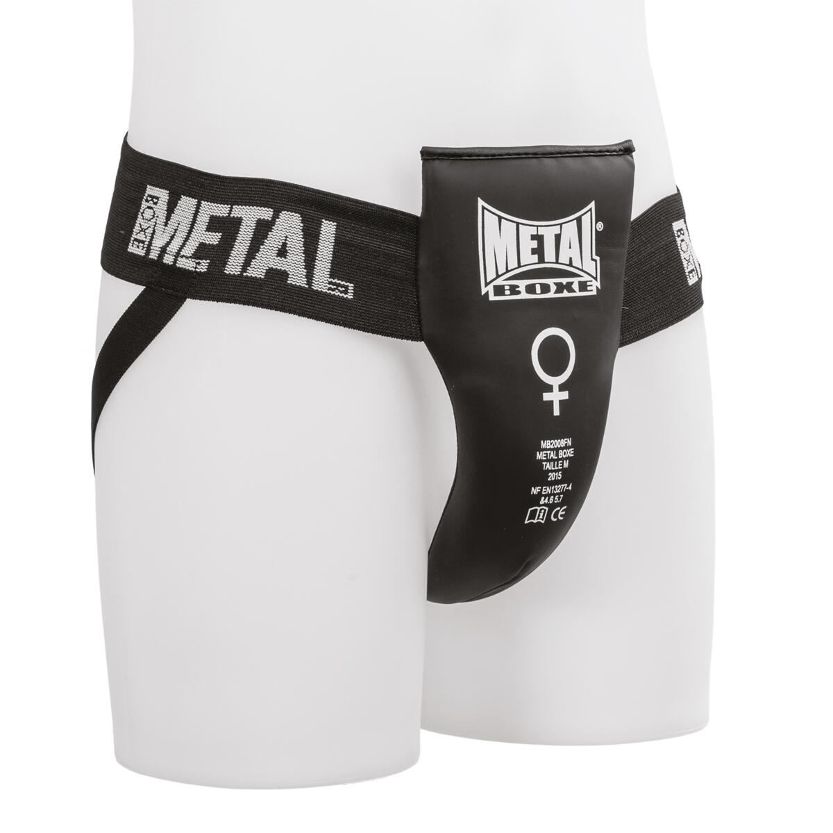 Kruisbeschermer dame vechtsporten metal boxe 2/7