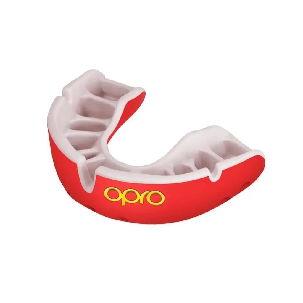 Mouthguard OPRO Gold Junior – Red/Pearl