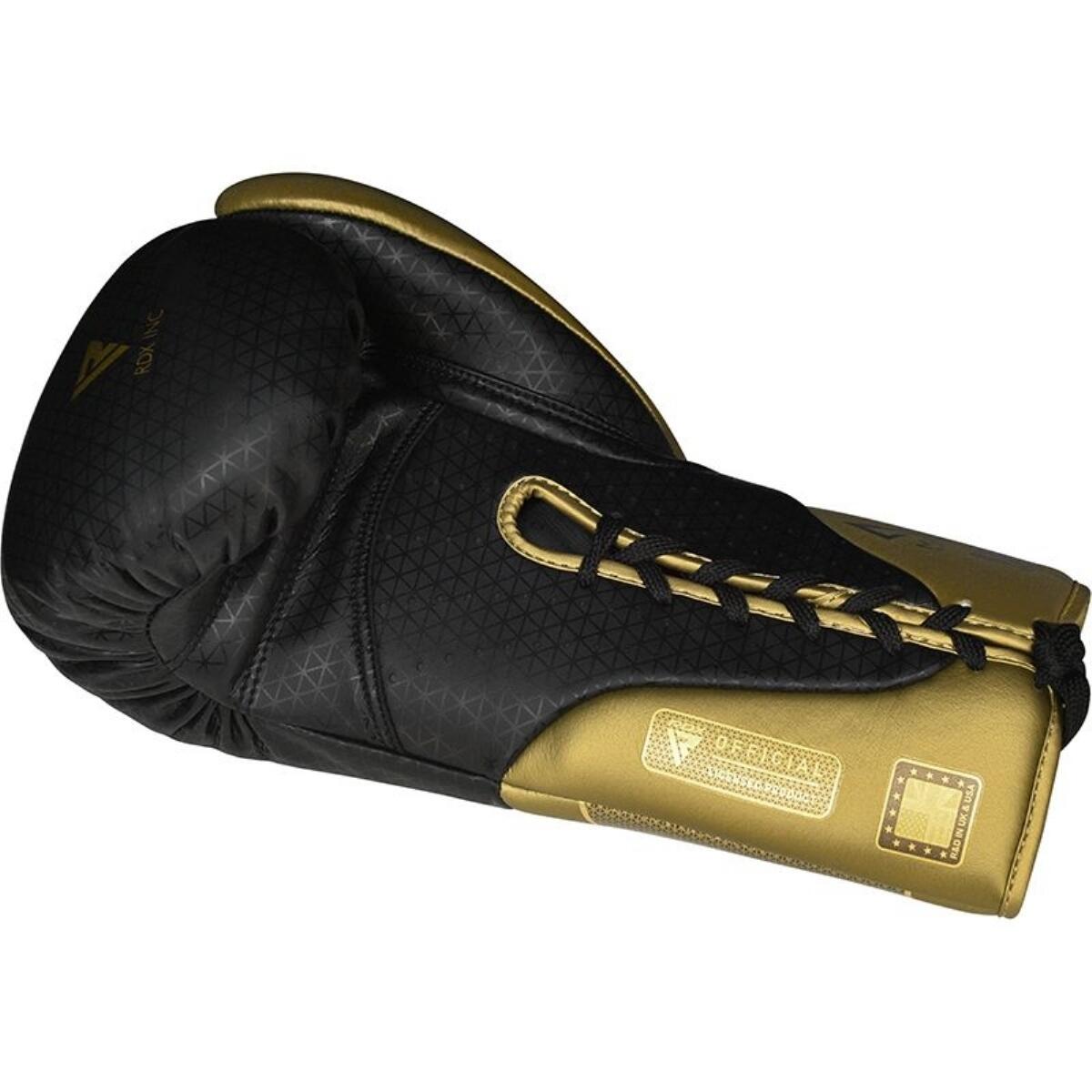Boxhandschuhe RDX K1 Mark Pro Schwarz Gold 8oz 6/10