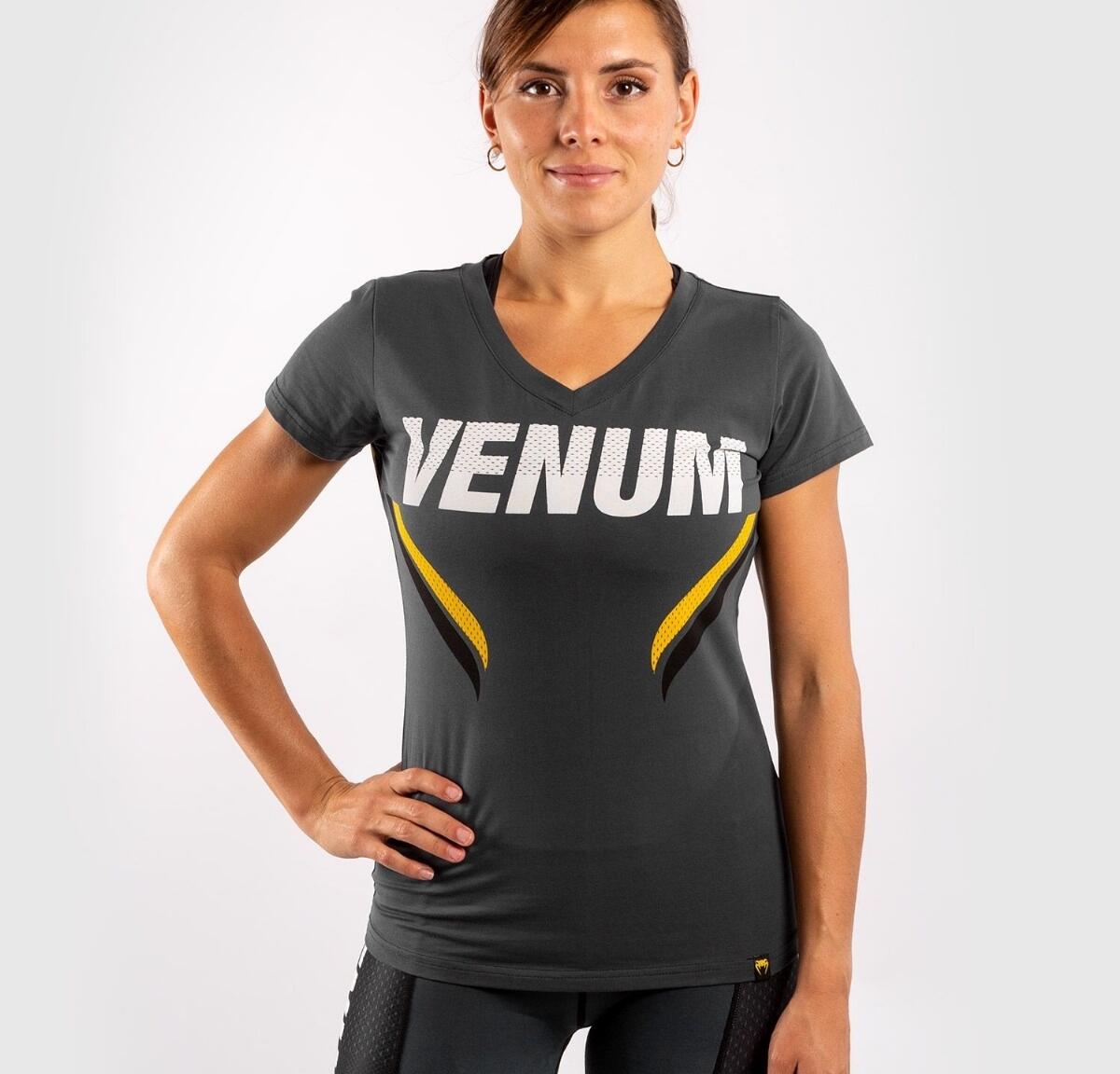 VENUM Venum ONE FC Impact T-shirt - for women - Grey/Yellow