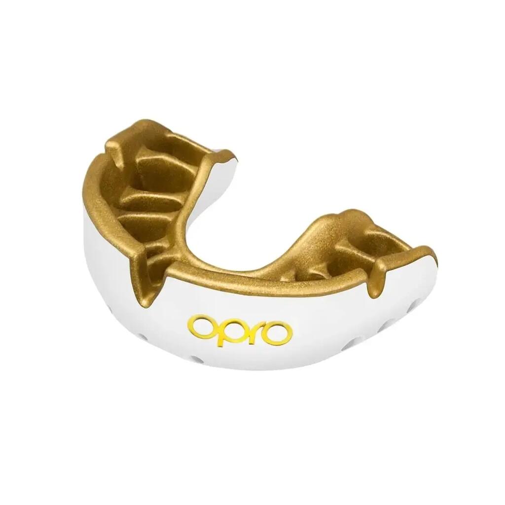 Mouthguard OPRO Gold Junior – White/Gold