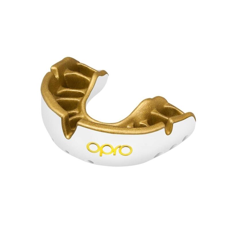 Ochraniacz Na Zęby Dla Dzieci Opro Gold Biały/Złoty