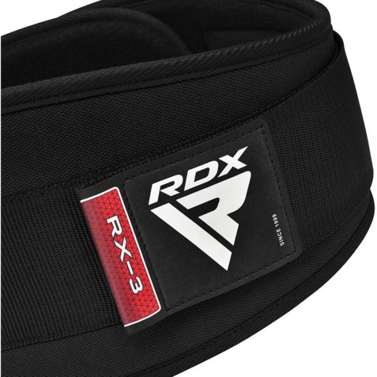 Ceinture de Musculation RDX RX3 Eva Curve Noire – M 7/7