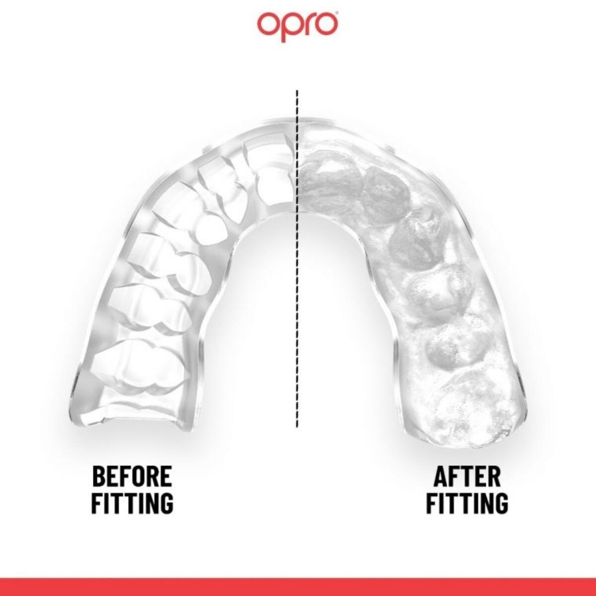 Mouthguard UFC Instant Custom Fit OPRO – Silver/Black 2/7