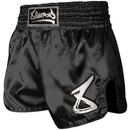 Muay-Thai Shorts 8Weapons Strike – Schwarz/Weiss – XL