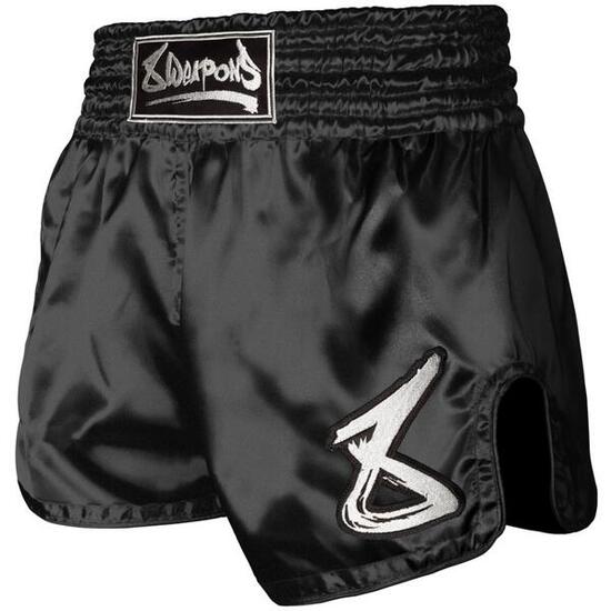 Muay-Thai Shorts 8Weapons Strike – Schwarz/Weiss – XL