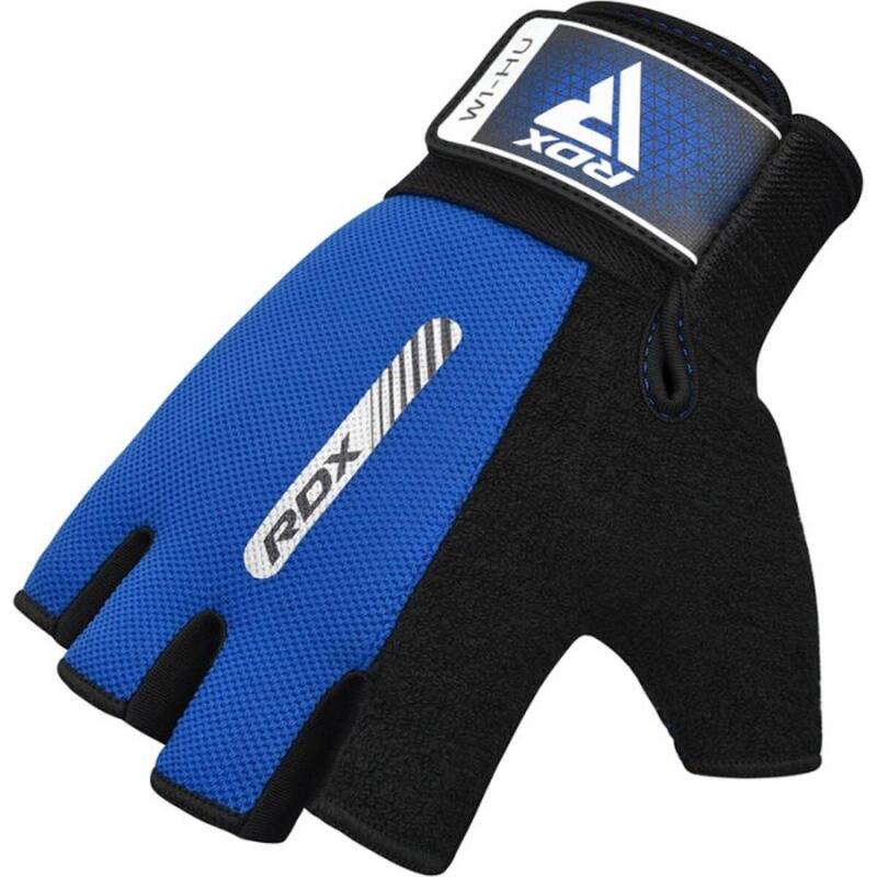 Fitness Handschoenen W1 - Met open vingertoppen - Blauw - M