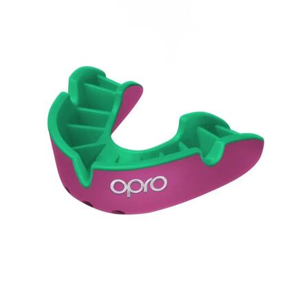 Protège-dents OPRO Silver Adulte – Rose/Vert