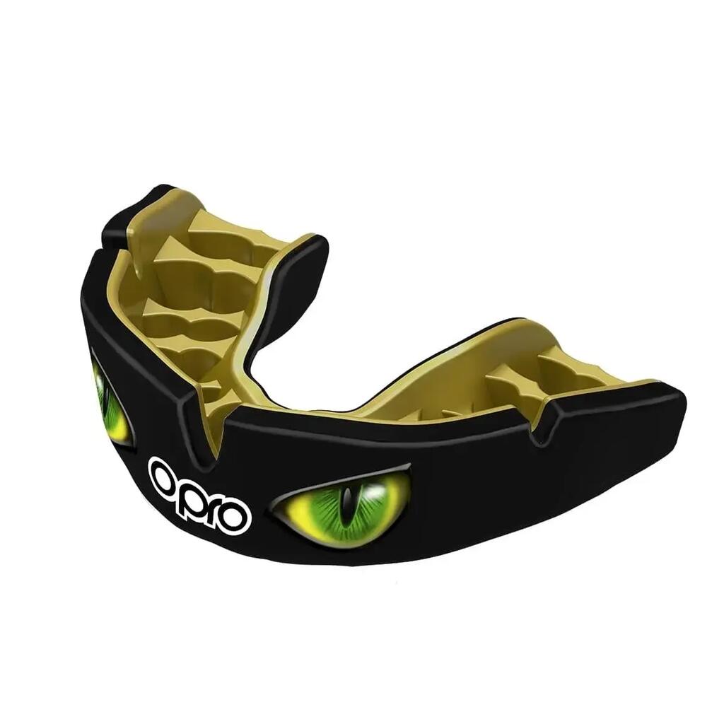 Mouthguard Instant Custom Fit OPRO Eyes – Black/Green/Gold