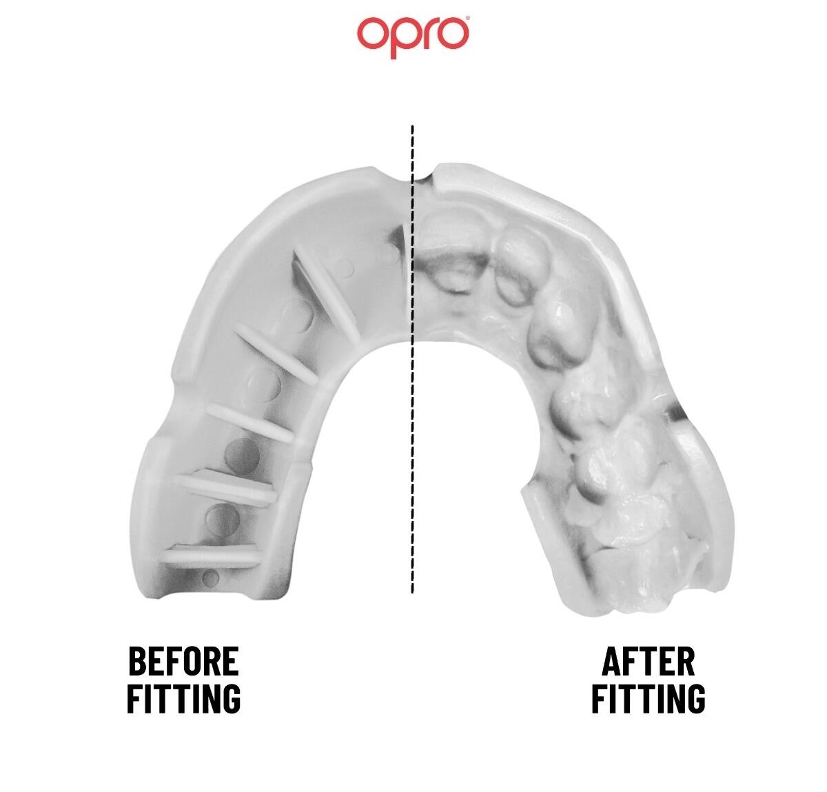 Protège-dents OPRO UFC Junior Bronze – White 2/5