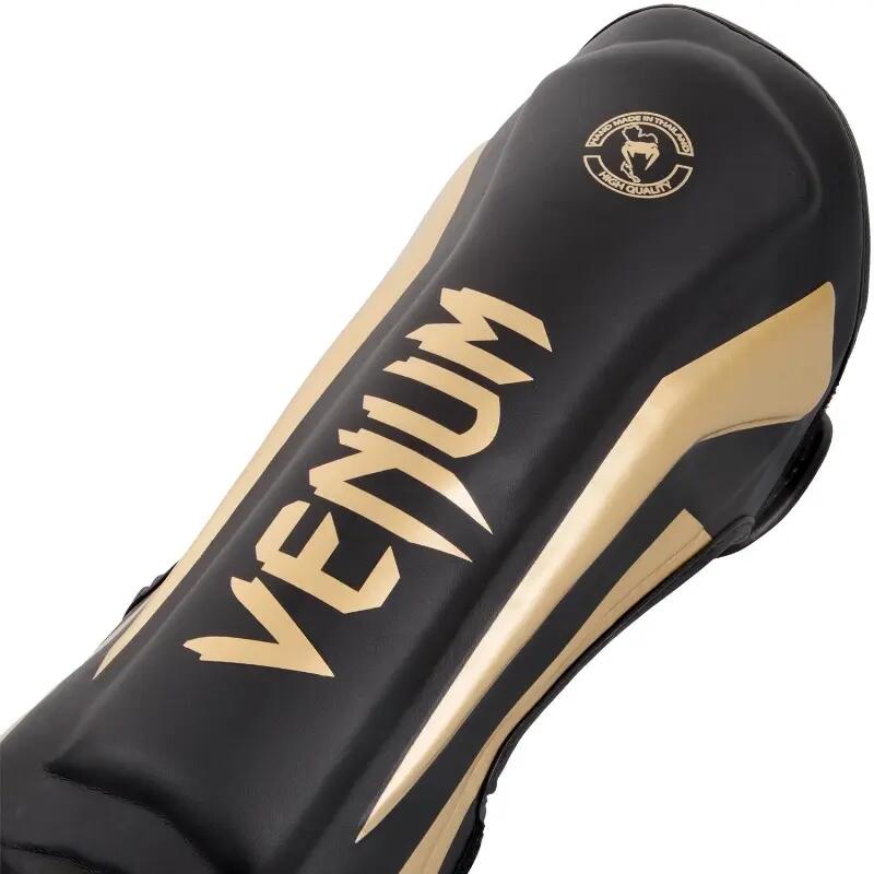 Venum Ochraniacze Piszczeli Elite Czarne/Złote L 2/4