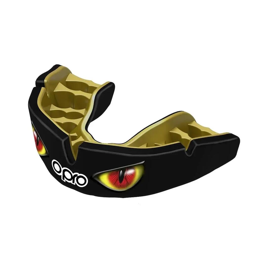 Mouthguard Instant Custom Fit OPRO Eyes – Black/Red/Gold
