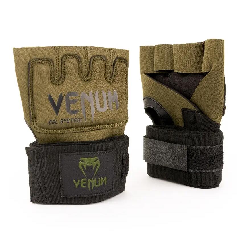 Venum Kontact Gel Glove Wraps - Khaki/Black