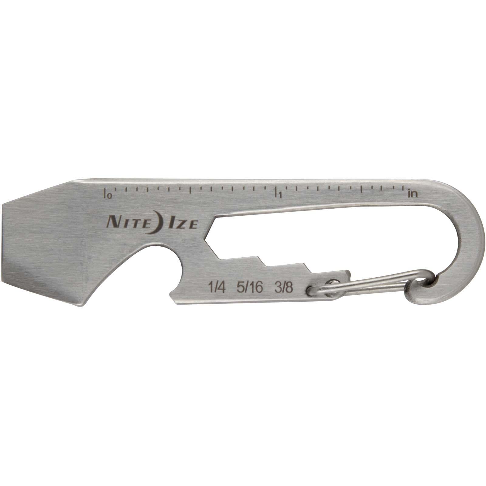 NITE IZE Mini Multi Tool DoohicKey Moschettone Coltello Viti Portachiavi
