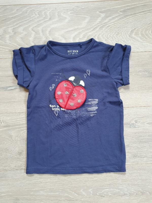 Entre Particuliers - t-shirt bleu foncé Blue Seven taille 128 2/3