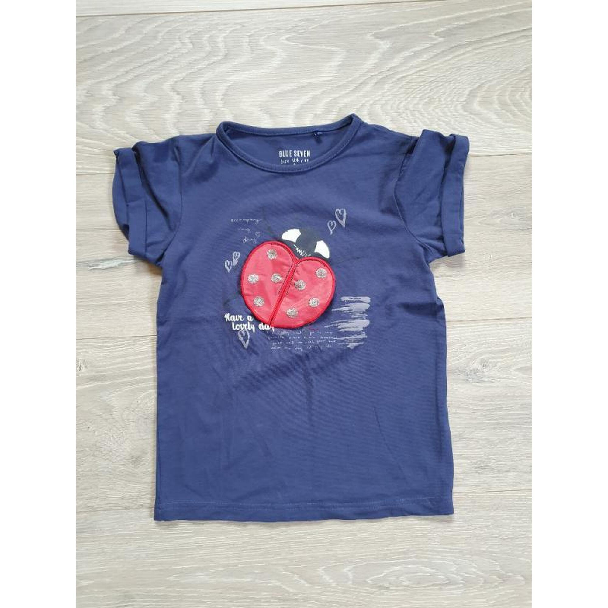 Entre Particuliers - t-shirt bleu foncé Blue Seven taille 128