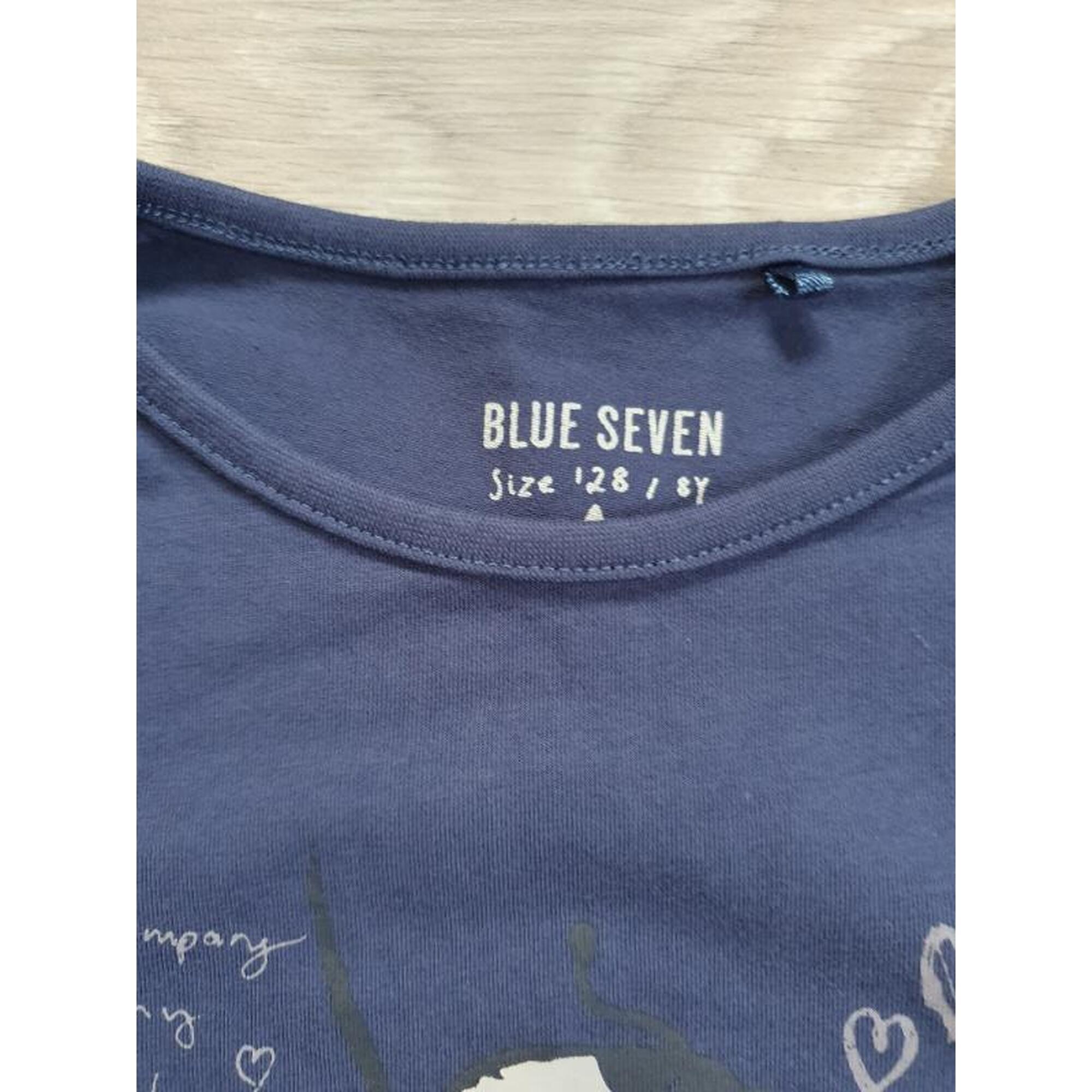 Entre Particuliers - t-shirt bleu foncé Blue Seven taille 128