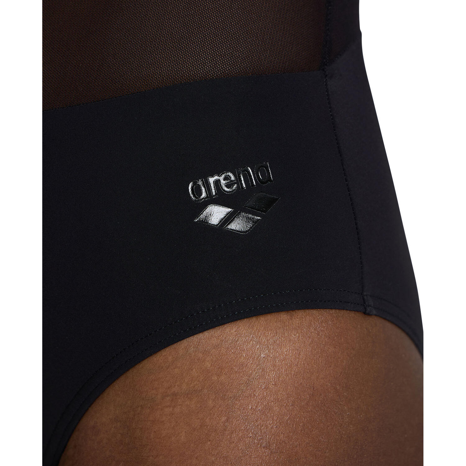 Maillot de Bain Arena Mesh Panels Swimsuit Vent Noir 4/7