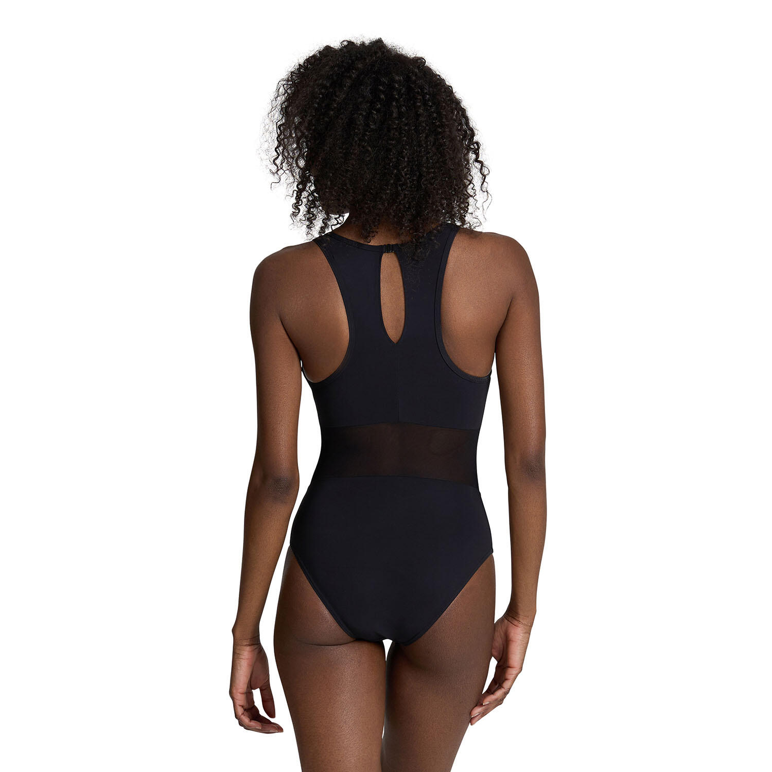 Maillot de Bain Arena Mesh Panels Swimsuit Vent Noir 2/7