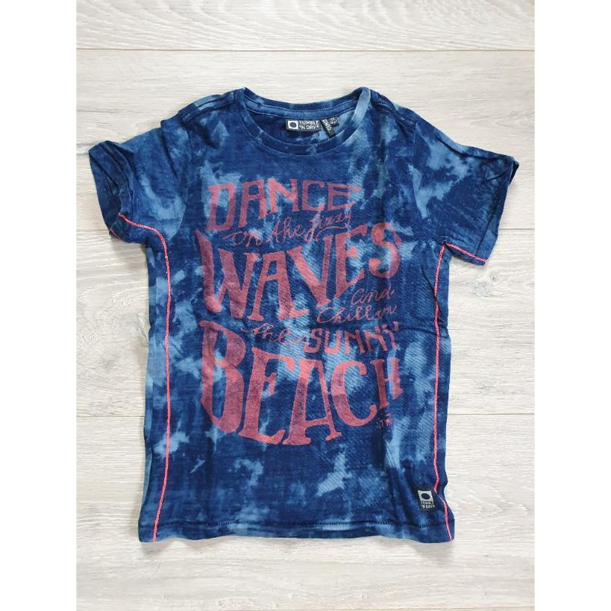 Entre Particuliers - t-shirt bleu foncé Tumble 'n dry taille 116