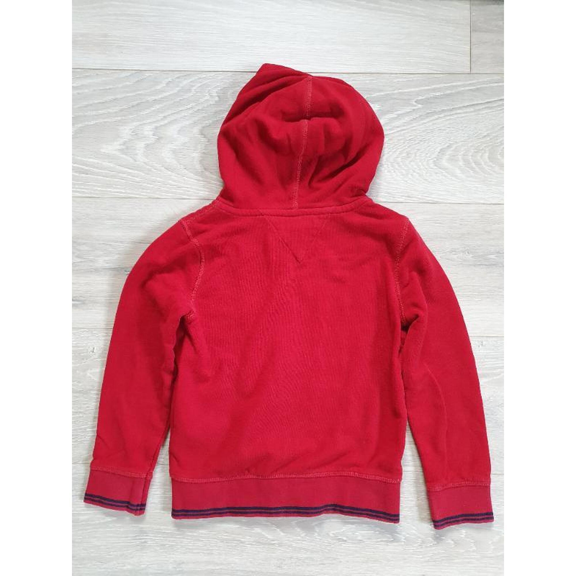 Tussen Particulieren - rode hoodie Tommy Hilfiger maat 122