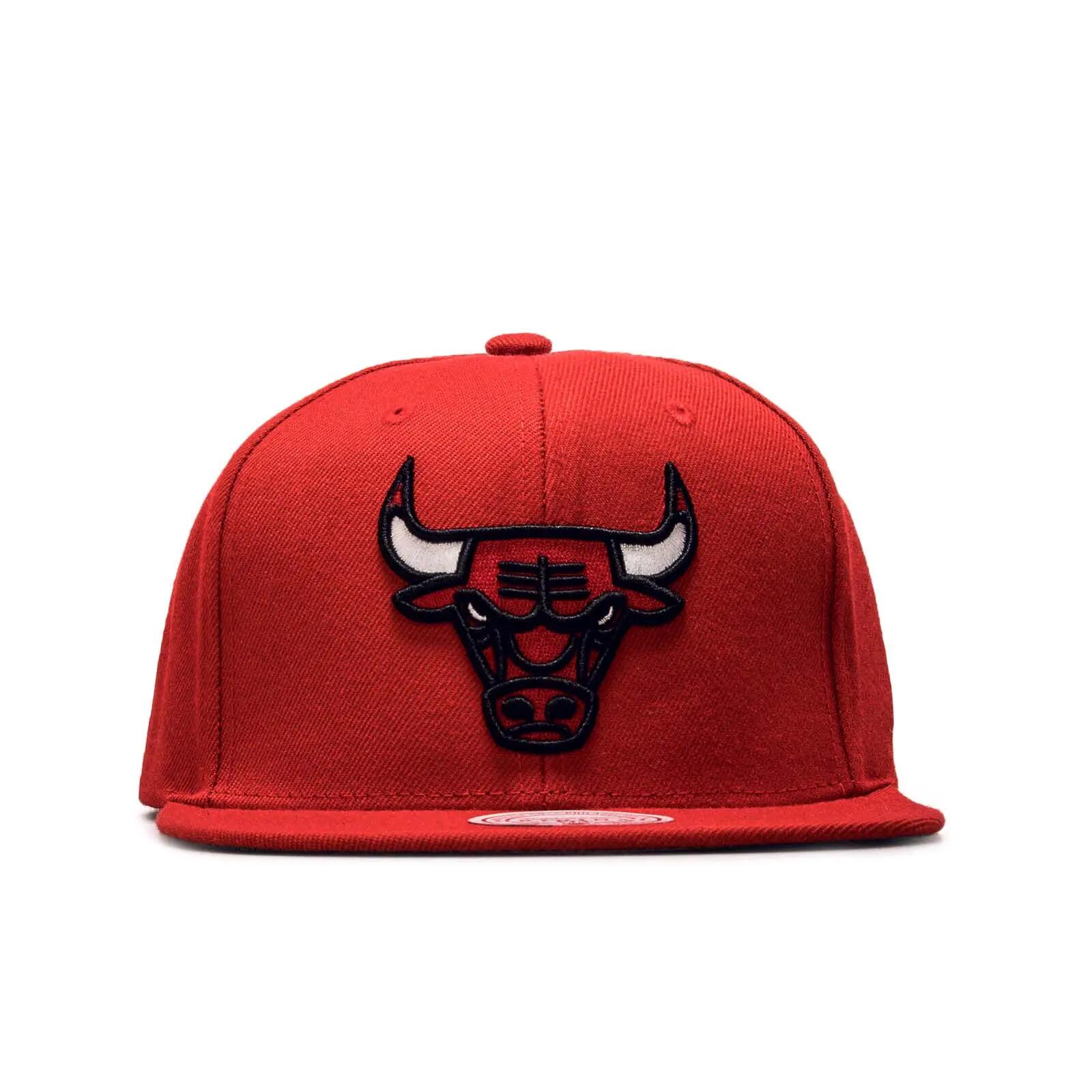 Cappello Mitchell & Ness Ground 2.0 CHI BUL Red 3/6