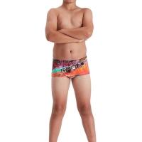Speedo Boy's Glitche 13cm Brief - Black/ Salso/ White/ Tile 2/5
