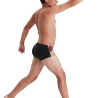 Speedo Boy's Glitche 13cm Brief - Black/ Salso/ White/ Tile 3/5