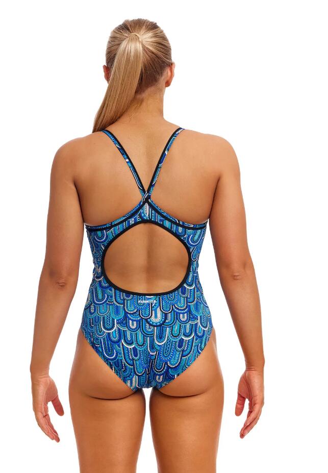Strój kąpielowy damski jednoczęściowy na basen plażę Funkita