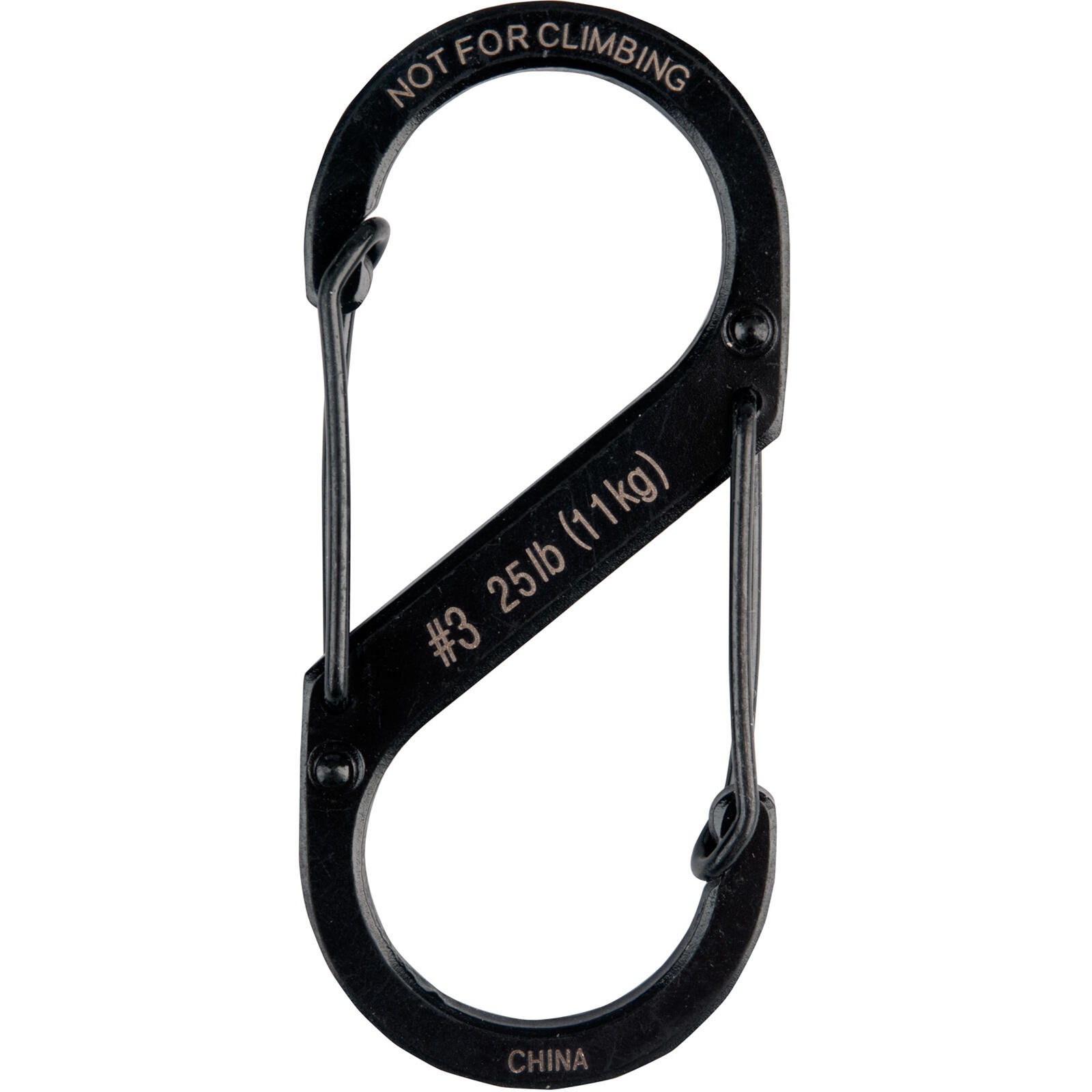 NITE IZE Dubbele karabijnhaak S-biner mini haak sleutelhanger