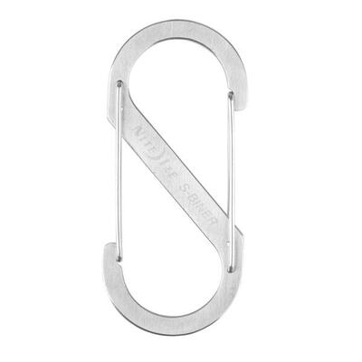 Dubbele karabijnhaak s-biner mini haak sleutelhanger