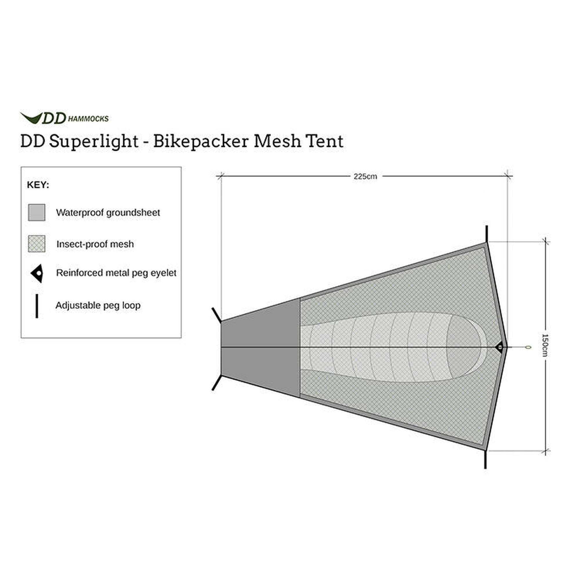 DD Hammocks Superlight - Tente filet Bikepacker