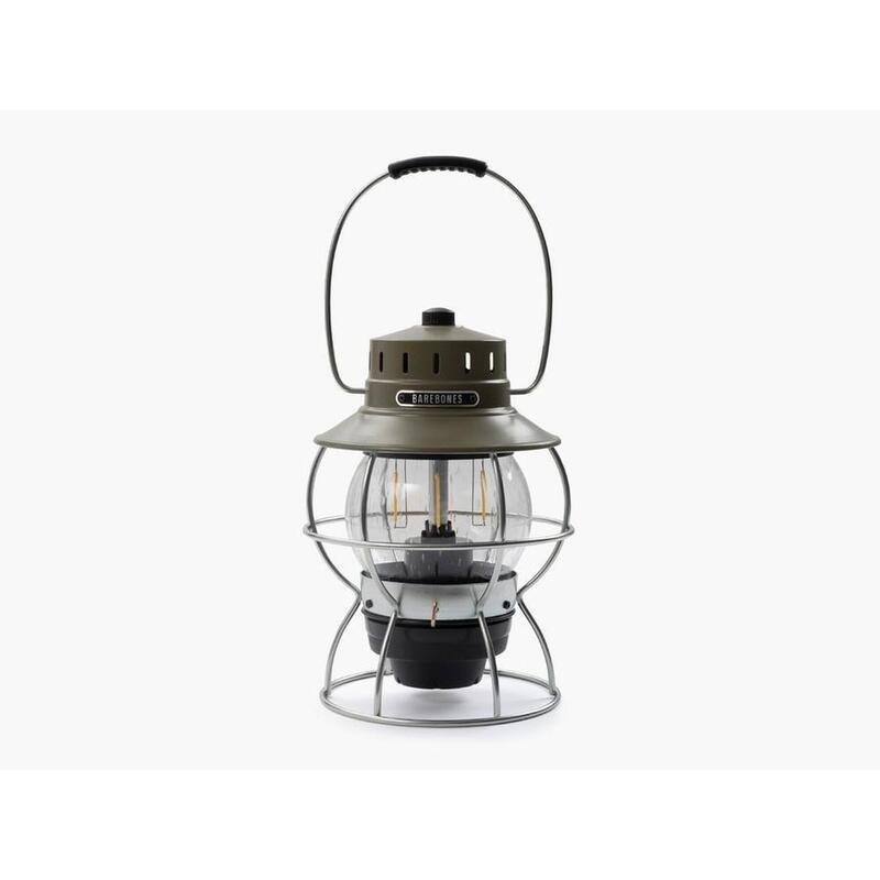 Barebones Railroad Lantern - Olive