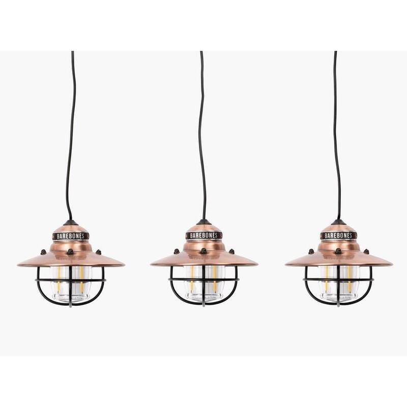 Barebones Paquete de 3 Edison String Lights - Cobre