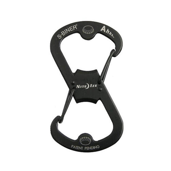 S-Biner Ahhh Edelstahl Doppelkarabiner Schnapp Haken Flaschenöffner