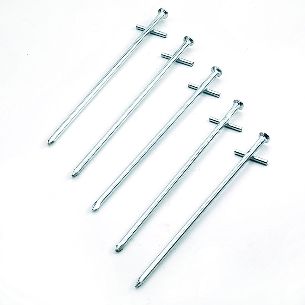 10 x Felsbodenhering 23 cm Felsnagel Zelt Hering Erdnagel Stahl Nägel verzinkt 1/5