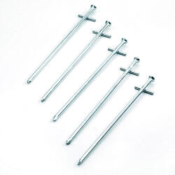 10 x piquets pour sol rocheux 23 cm tente terre acier clous galvanisés
