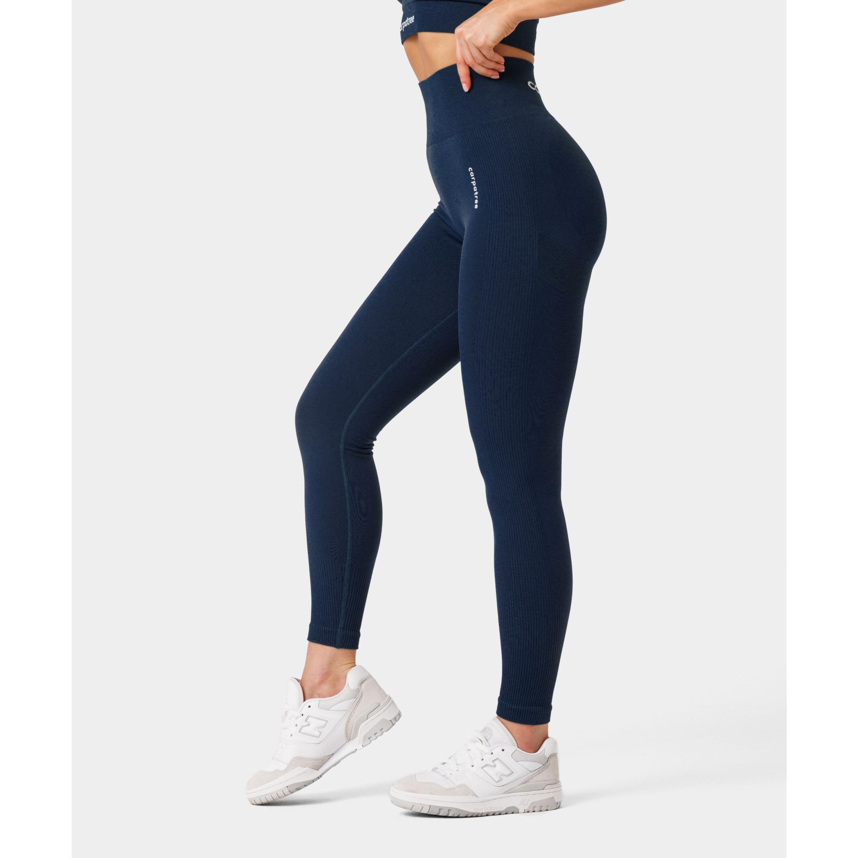 Second Life - Legginsy bezszwowe Carpatree Allure granatowe - Stan Dobry 2/4