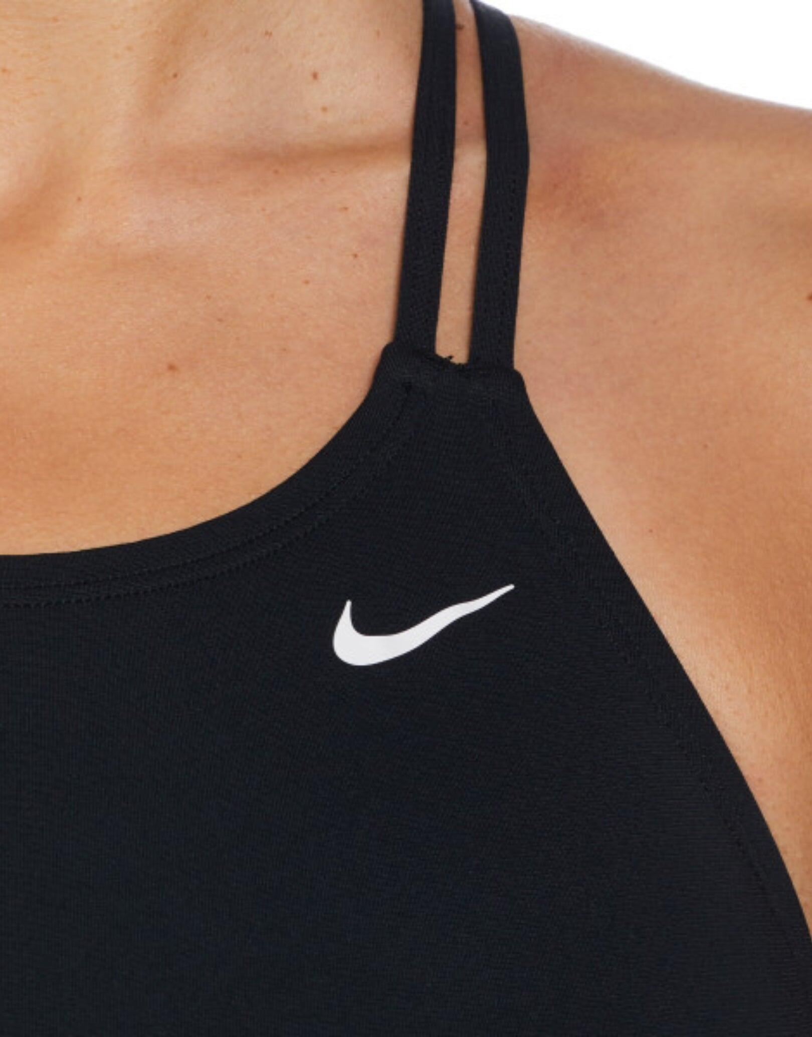 Nike Dames Badpak Hydrastrong Solid Spiderback One Piece Zwart 4/5