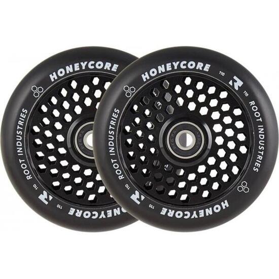Root Honeycore Stuntstep Wielen 2pc. - Black