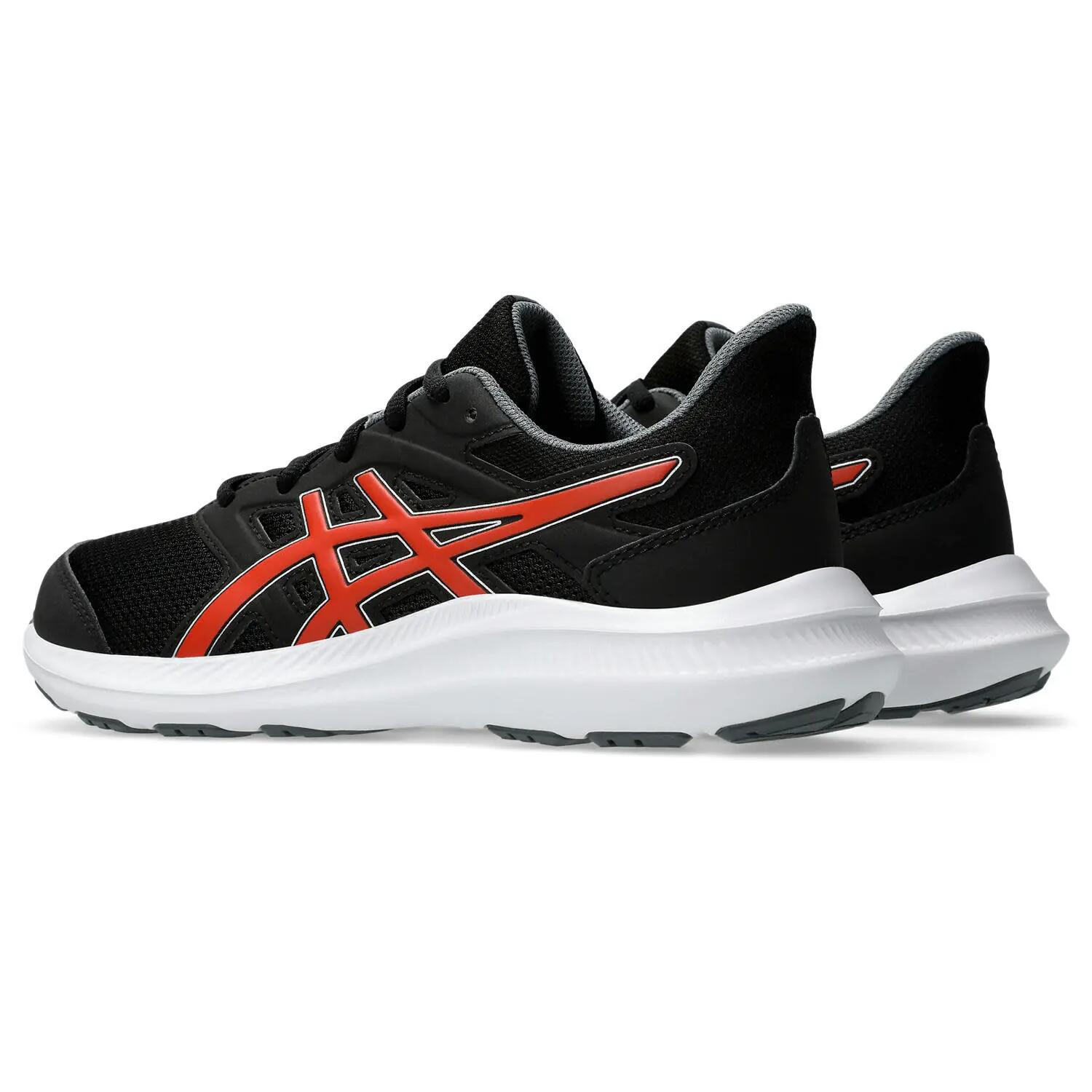 Chaussures De Running Enfants - ASICS Jolt 4 GS - Black/FieryRed 5/7