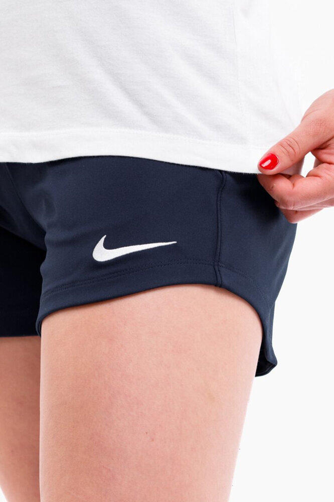 NIKE Pantalones cortos Dri-FIT para mujer - Azul oscuro 3/4