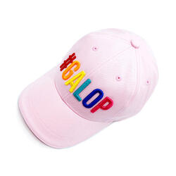 Casquette d'équitation avec visière GALOP WEAR avec broderie 3D GALOP